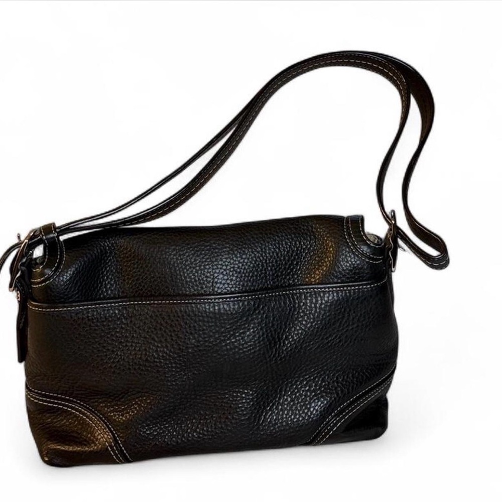 Coach Black Pebbled Leather shoulder Bag - Picture 3 of 10
